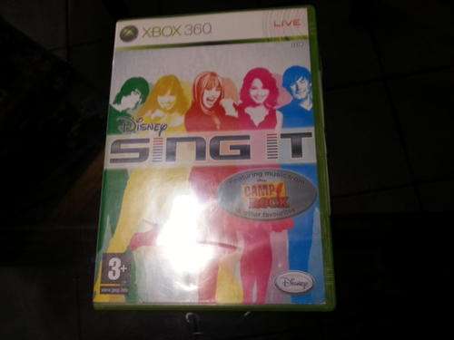 Disney SING IT game AND microphone for XBOX 360