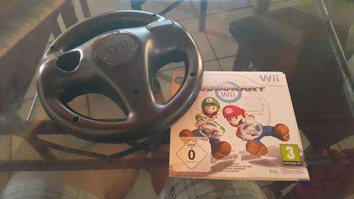 Crazy R1 - Mariokart & Black Steering wheel for Wii