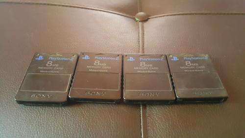 Crazy R1  - 4  8Mb Memory card for a SONY PS2 Good condition - WOW!!!!