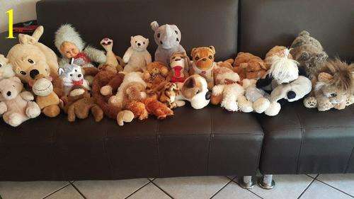 4 black bags full of soft toys - Perfect to resell!!!