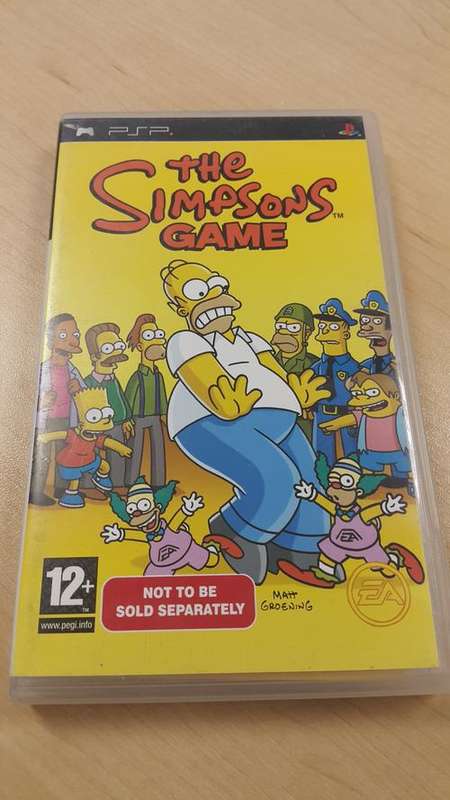 Crazy R1 - The Simpsons game for PSP