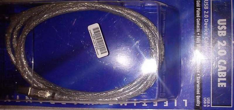 USB Printer cable USB-A to USB-B