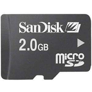 2GB micro SD card - 4Gb available as well