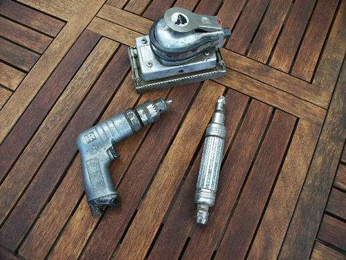 AIR TOOL X 3 (SANDER/DRILL/SPINNER)
