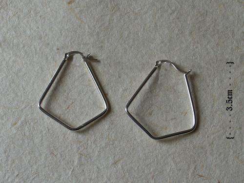 HOOP EARRINGS STERLING SILVER