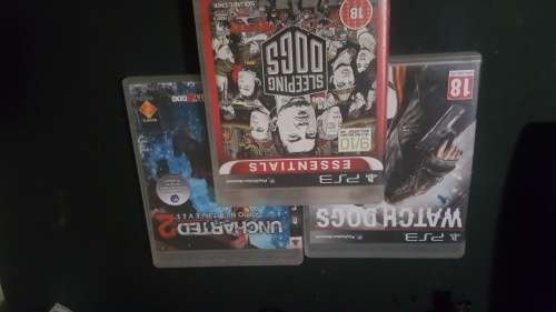 500G PlayStation 3 Slim Console + two Controllers + 3 games