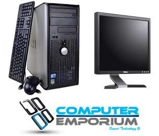 DELL OPTIPLEX GX755-760,INTEL CORE 2 DUO 2.66,2GB,Win7,500GB,DVDRW,eSATA,HDMI,8xUSB, ,17'lcd, R2095