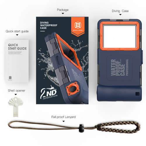Shellbox diving waterproof case