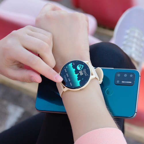Pink LIGE V3.0 Fitness Smart Watch For Ladies