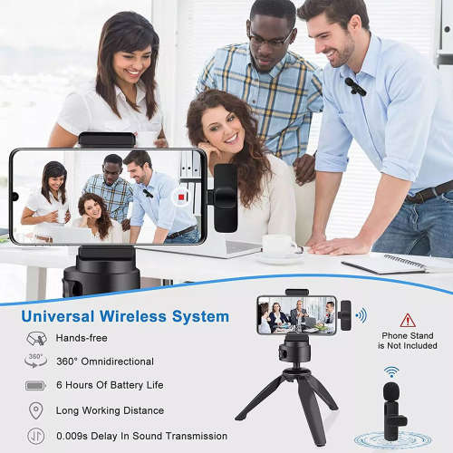 Wireless Microphone compatible with iPhone