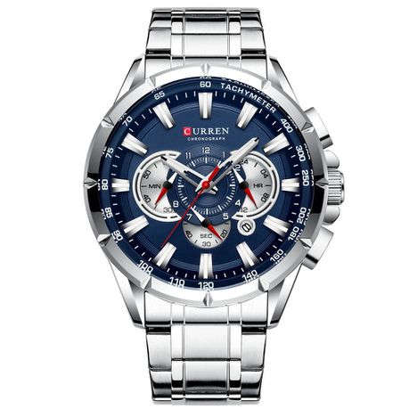 Curren Men`s Chronograph Premium Watch Luminious Pointers