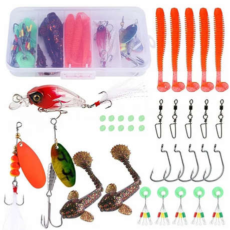 2ND HAND Travel Fishing Rod with Spinning Reel & Full Accessory Kits (USED)