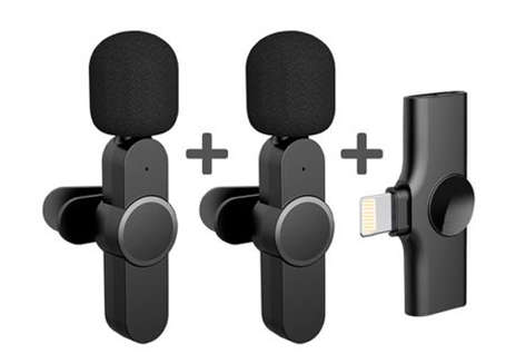 Wireless Microphone compatible with iPhone