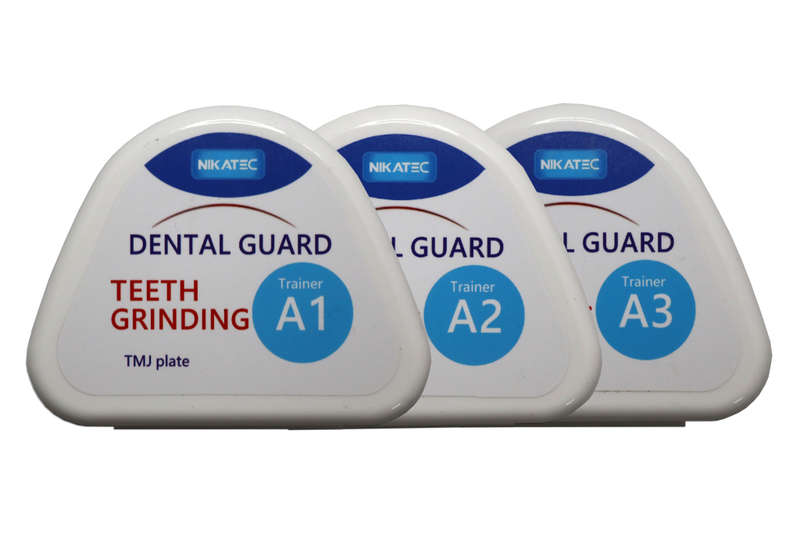 NikaTec TMJ Plate For Bruxism Set Of 3 Stage 1 ,2 And Stage 3