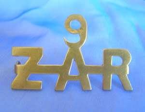 9th Zuid Afrikaanse Ruiters SHOULDER TITLE - WWI
