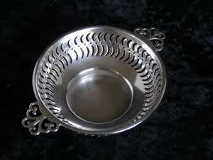 Pierced Silver BON BON DISH - Birmingham 1909