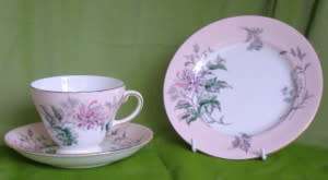 Royal Grafton Pink Chrysanthemum TRIO