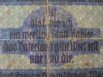 BANKNOTE - Old German Colonial Banknote: 5 Mark