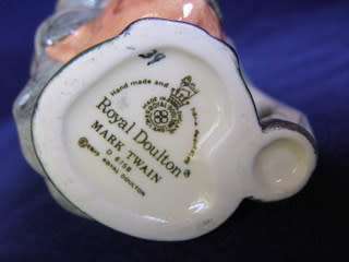 Royal Doulton MINIATURE CHARACTER JUG - Mark Twain