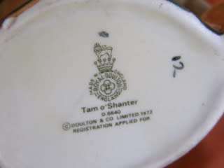 Royal Doulton MINIATURE CHARACTER JUG - Tam o'Shanter