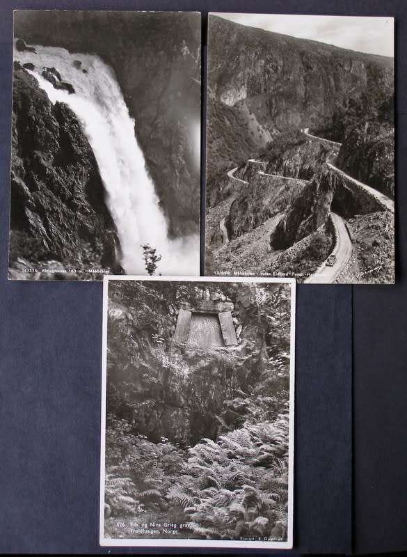 Three Norwegian POSTCARDS