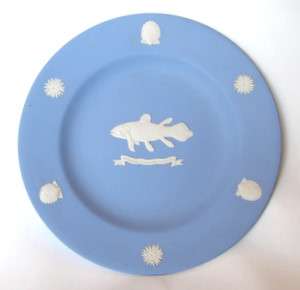 WEDGWOOD JasperWare Marine Plate - Coelacanth