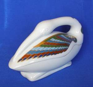 ELIZABETH ARDEN Treasures of the Pharoahs Stork Trinket Dish