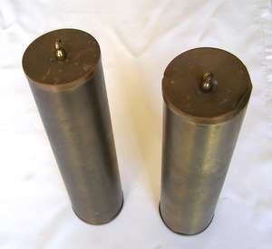 Pair Grandfather Clock Weights **R1/ NO RES**