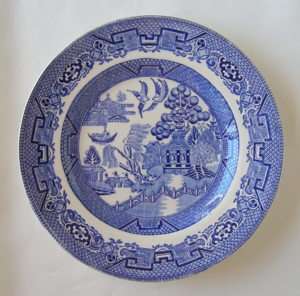MIDWINTER Willow Pattern Breakfast Plate