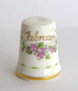 Royal Albert Month THIMBLE - February