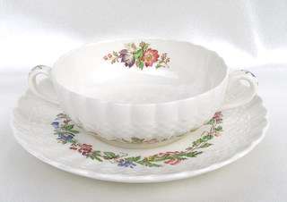 SPODE Soup Boullion on Saucer - Lovely Quality!