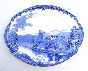 BURLEIGH "Britain Beautiful" Blue & White Platter