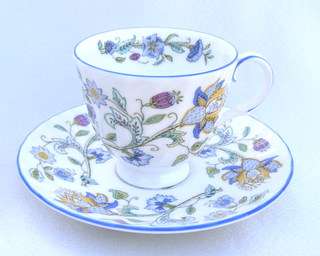 MINTON Haddon Hall Blue Coffee Cup & Saucer
