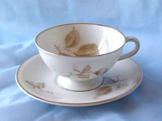 HUTSCHENREUTHER Coffee Cup & Saucer with Flower