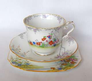 PARAGON Handpainted Merrivale Trio *Have a L@@K!!*