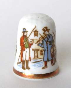 Caverswall THIMBLE - Christmas 1980