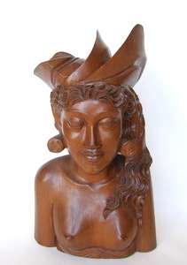 Beautiful Carved Bust of a Woman