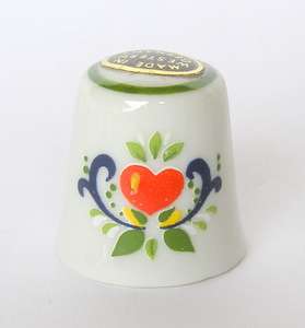 German THIMBLE - Heart Motif