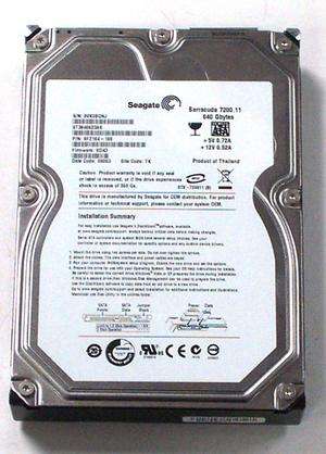 Seagate 3.5 Sata HDD 640 GB