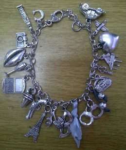 50 Shades of Grey Trilogy Inspired Charm Bracelet
