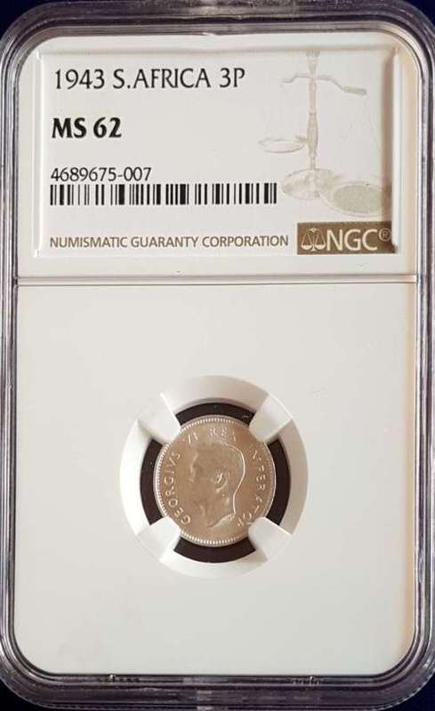++Stunning 1943 3d NGC Graded MS62++