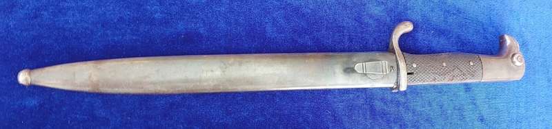 - Matching Numbers German Erfurt KS98 Sawback Bayonet & Sheath (KS9733)-