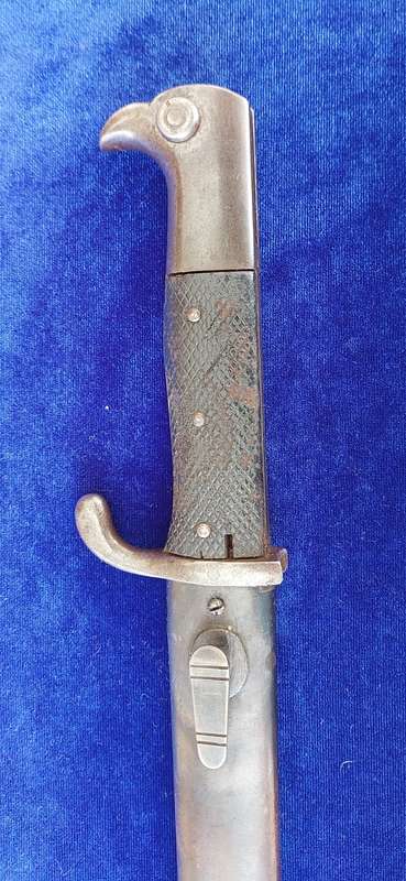 - Matching Numbers German Erfurt KS98 Sawback Bayonet & Sheath (KS9733)-