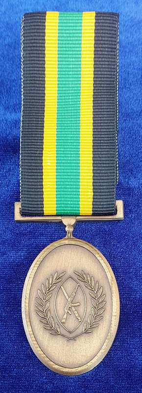- Apla Bronze for 10 Years Service Medal (Full Size) (Nr 456)-