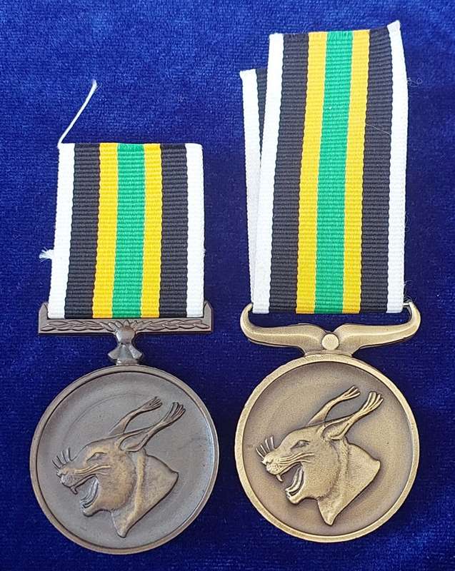 - Very Rare Both Varieties of the Kwandebele Police Long Service 10 Years Medals -