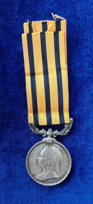 - Scarce 1896 (Rhodesia) British SA Company`s Medal to Trooper R.T. Ogilvie F Troop M.M.P.  -