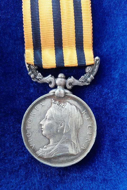 - Scarce 1896 (Rhodesia) British SA Company`s Medal to Trooper R.T. Ogilvie F Troop M.M.P.  -