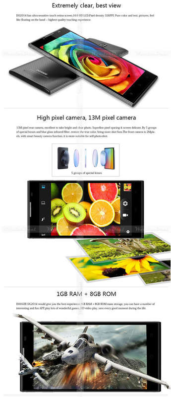 BARGAIN! DOOGEE TURBO DG2014! **EXCLUSIVE TO US** QUAD CORE 3G 5 INCH 13MP CAMERA 1GB RAM