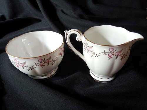 Queen Ann : 1950's : Milk jug and sugar bowl