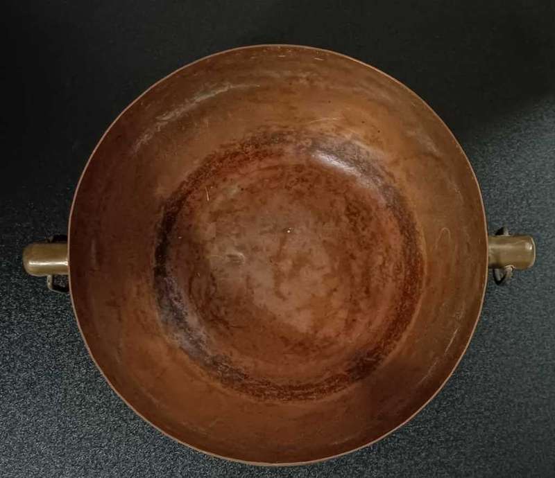 Vintage De Klerk Original Copper Bowl/Planter with Handles